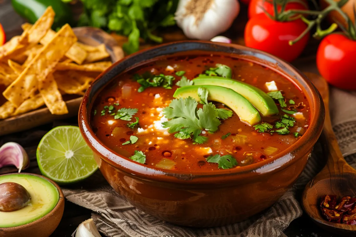 What Is Sopa de Tortilla Made Of