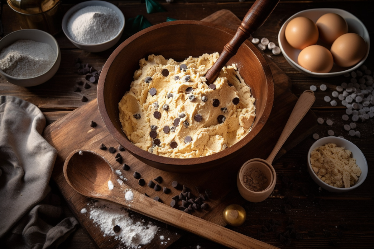 What makes cookie dough?