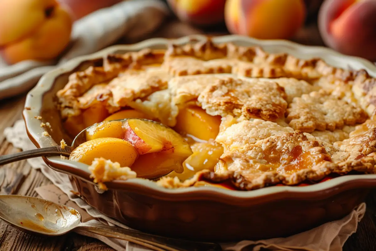 Why is my peach cobbler crust soggy