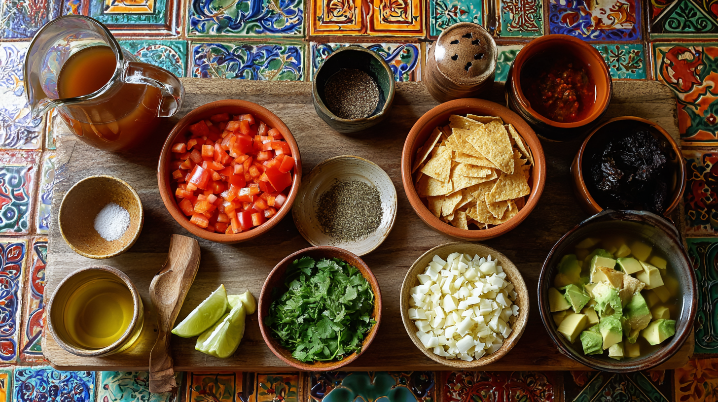 What Is Sopa de Tortilla Made Of