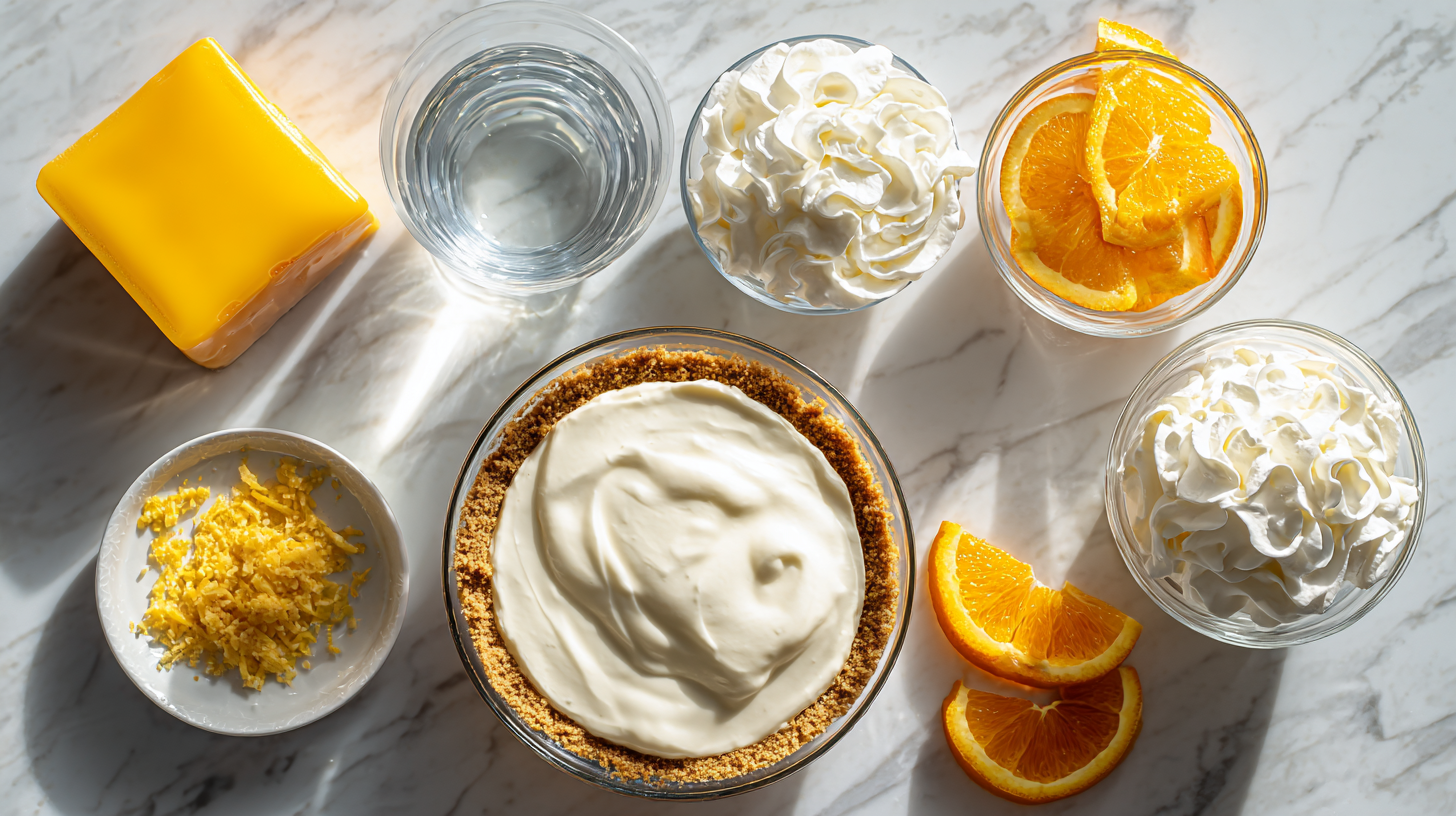 ingredient of Orange Creamsicle Pie